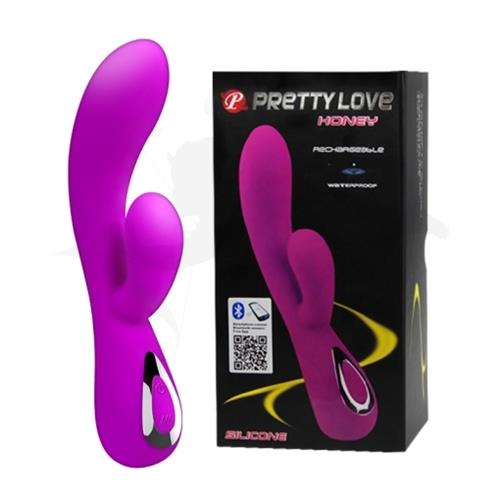 Vibrador con estimulador de clitoris carga usb y control bluetooth